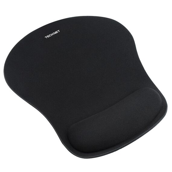 TECKNET Mauspad mit Gelkissen, Memory Foam Mousepad Ergonomisches Wasserdicht Komfort Mausmatte mit Handgelenkpolster Handauflage, für Büro/Home Alle Maus Offfice Heim Computer Laptop