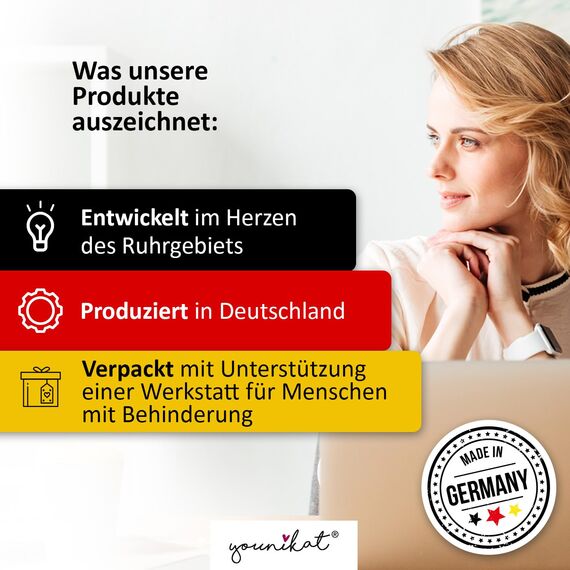 younikat Mauspad mit Windows Tastenkombinationen I 24 x 19 cm I Mousepad in Standardgröße, rutschfest I Tastenkürzel Übersicht Shortcuts I wasserabweisend I dv702