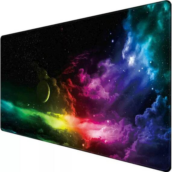 Retoo Mauspad XXL, 885 x 400 mm, Groß Mauspad Gaming mit Motiv, Tischunterlage Large Size, Spezielle Oberfläche, Schreibtischunterlage, Verbessert Präzision und Geschwindigkeit, Fransenfreie