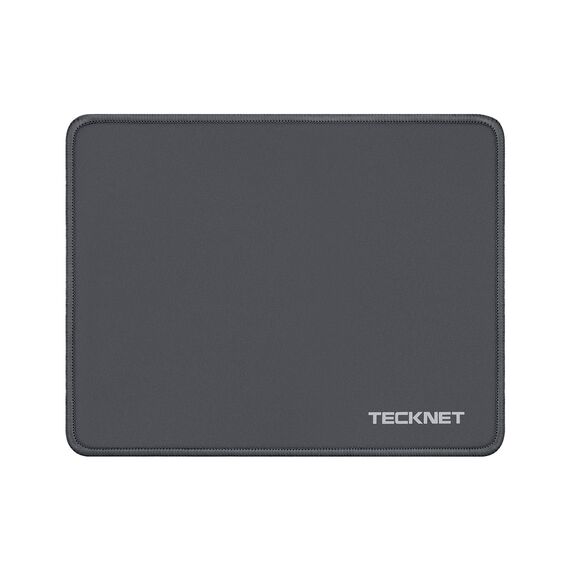 TECKNET Mauspad, 280 x 210 mm Gaming Mousepad mit Wasserdicht und Rutschfester Gummi für PC-Büro, Arbeit, Gaming, Studium, Laptop, Computer, Zuhause-Dunkelgrau
