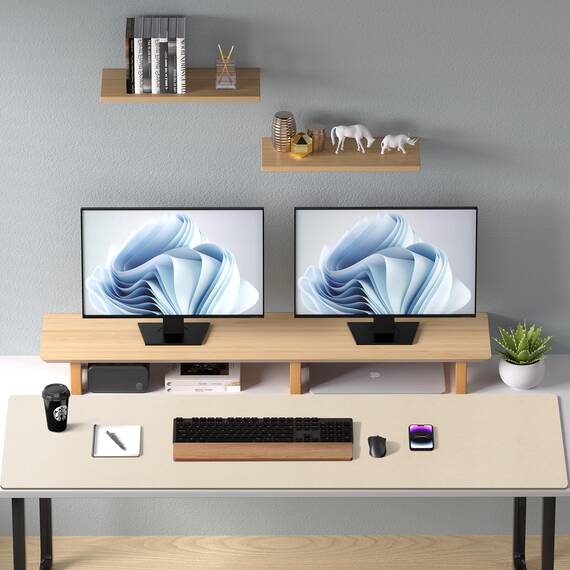 Aothia Schreibtischunterlage,PU-Leder-Schreibtischmatte,Mauspad,rutschfester Schreibtischschutz,wasserdichter Schreibtisch-Schreibblock für Büro und Zuhause(122x43cm,Beige)