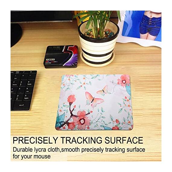 Mousepad Gaming Office Mauspad mit Designs 24 x 20 x 0,3 cm für Computer, Laptop (4141)