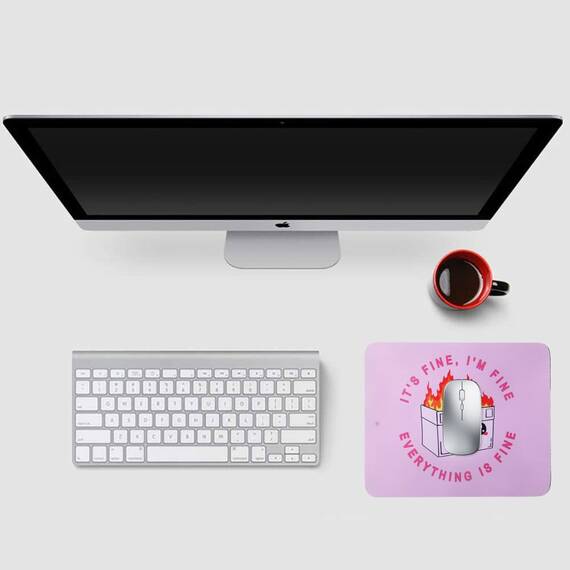 Mousepad Gaming Office Mauspad mit Designs 24 x 20 x 0,3 cm für Computer, Laptop (F09)
