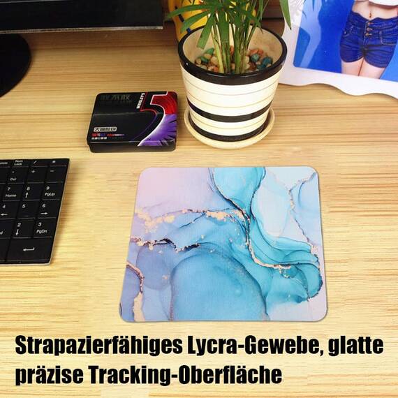 Mousepad Gaming Office Mauspad mit Designs 24 x 20 x 0,3 cm für Computer, Laptop (9090)