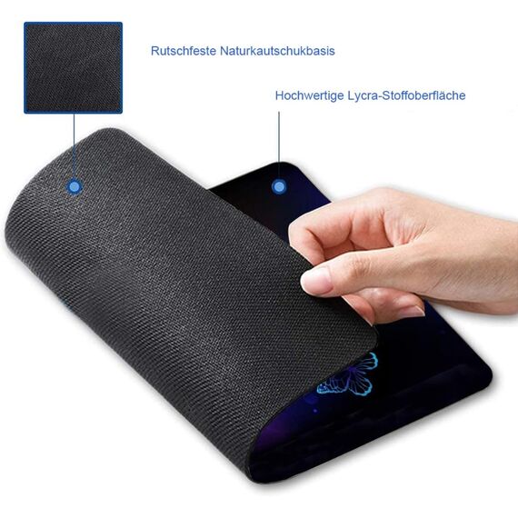 Mousepad Gaming Office Mauspad mit Designs 24 x 20 x 0,3 cm für Computer, Laptop (F10)