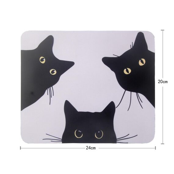 Mousepad Gaming Office Mauspad mit Designs 24 x 20 x 0,3 cm für Computer, Laptop (F15)