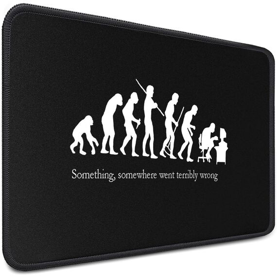 Sidorenko Gaming Mauspad | Mousepad 280 x 200 mm | Fransenfreie Ränder | spezielle Oberfläche verbessert Geschwindigkeit und Präzision | rutschfest | schwarz
