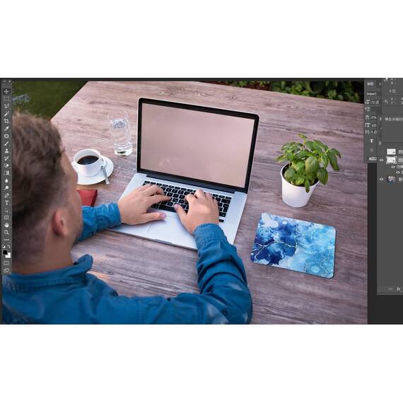 Mousepad Gaming Office Mauspad mit Designs 24 x 20 x 0,3 cm für Computer, Laptop (9090)