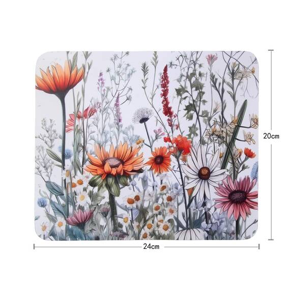 Mousepad Gaming Office Mauspad mit Designs 24 x 20 x 0,3 cm für Computer, Laptop (F06)