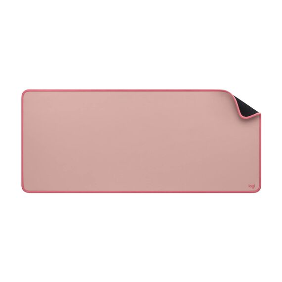 Logitech Desk Mat - Studio Series, Multifunktionale große Unterlage, Erweiterte Mausmatte, Anti-Rutsch-Gummiboden, Spritzwassergeschützt, Langlebig - Rosa