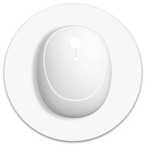Dapesuom kleines Mauspad, 15.2 x 15.2 cm, mit Rutschfester Gummiunterseite, wasserdichtes Mini-Mauspad für Damen, Herren, kabellose Maus Laptops, Zuhause, Büro, Elfenbeinweiß
