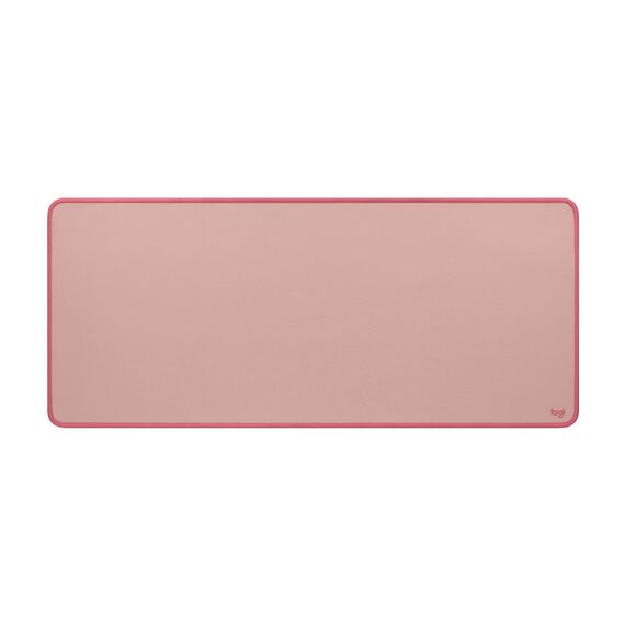 Logitech Desk Mat - Studio Series, Multifunktionale große Unterlage, Erweiterte Mausmatte, Anti-Rutsch-Gummiboden, Spritzwassergeschützt, Langlebig - Rosa