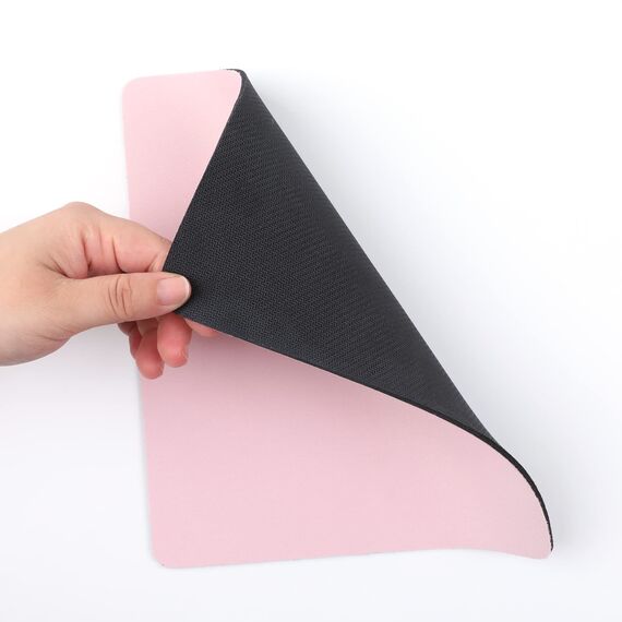 AOKSUNOVA Mauspad Klein Office Mousepad 24 x 20 cm Mausunterlage Rosa