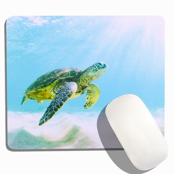 AOKSUNOVA Mousepad, klein mit Motiv 24x20cm, Mousepad, Schildkröte Muster