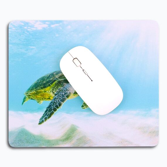 AOKSUNOVA Mousepad, klein mit Motiv 24x20cm, Mousepad, Schildkröte Muster