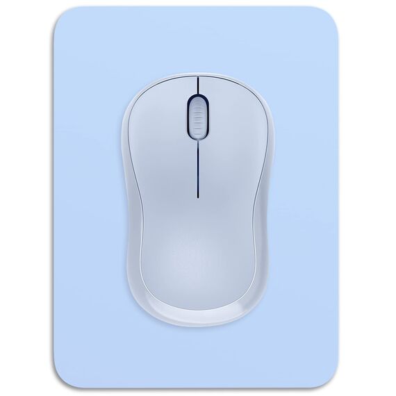 Dapesuom kleines Mauspad, 15,2 x 20,3 cm, mit Rutschfester Gummiunterseite, wasserdichtes Mini-Mauspad für Damen, Herren, kabellose Maus Laptops, Zuhause, Büro, Reisen, Himmelblau