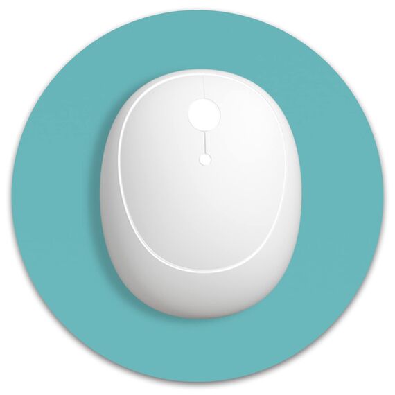 Dapesuom kleines Mauspad, 15.2 x 15.2 cm, mit Rutschfester Gummiunterseite, wasserdichtes Mini-Mauspad für Damen, Herren, kabellose Maus Laptops, Zuhause, Büro, Reisen, Malachitgrün