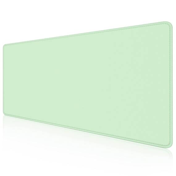 Dapesuom Großes Gaming-Mauspad, erweitertes Schreibtischmatte mit genähten Kanten, wasserabweisendes Tastaturpad mit Rutschfester Unterseite, großes XXL-Mauspad für Gamer, Büro, 80 x 40 cm, Seegrün