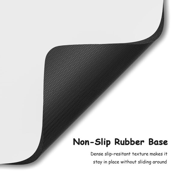 Dapesuom kleines Mauspad, 15,2 x 12,7 cm, mit Rutschfester Gummiunterseite, wasserdichtes Mini-Mauspad für Damen, Herren, kabellose Maus Laptops, Zuhause, Büro, Reisen, Weltraumgrau
