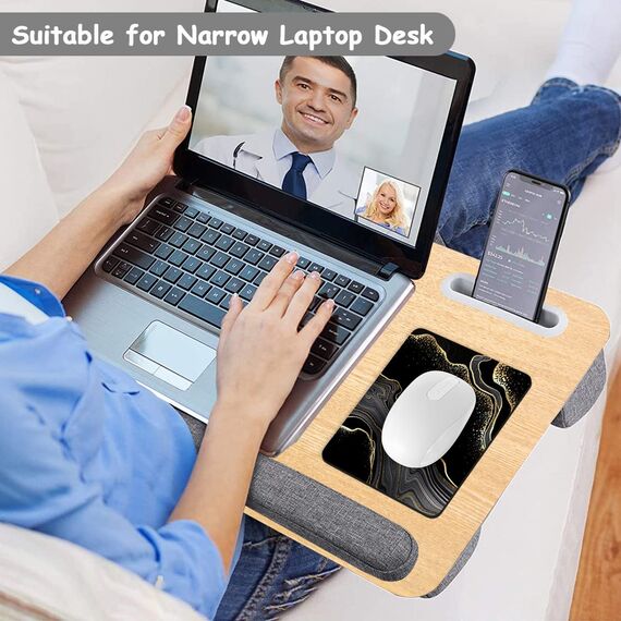 Dapesuom kleines Mauspad, 15,2 x 20,3 cm, mit Rutschfester Gummiunterseite, wasserdichtes Mini-Mauspad für Damen, Herren, kabellose Maus Laptops, Reisen, Zuhause, Schwarzer Marmor