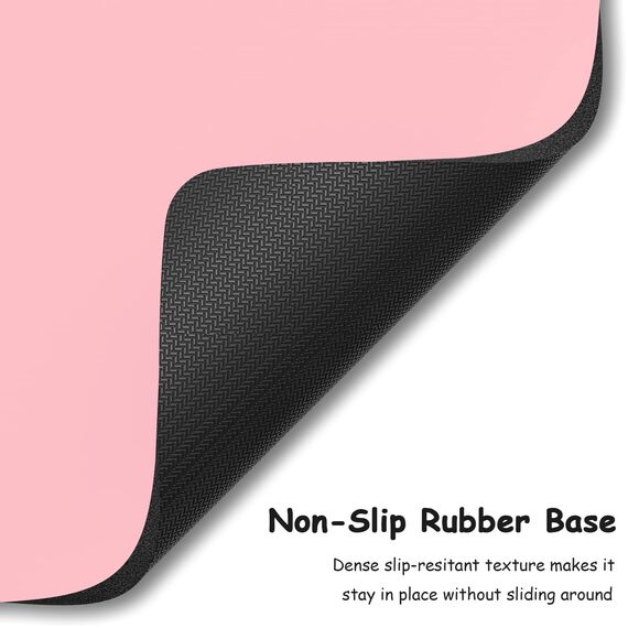 Dapesuom kleines Mauspad, 15,2 x 12,7 cm, mit Rutschfester Gummiunterseite, wasserdichtes Mini-Mauspad für Damen, Herren, kabellose Maus Laptops, Zuhause, Büro, Reisen, Rosa