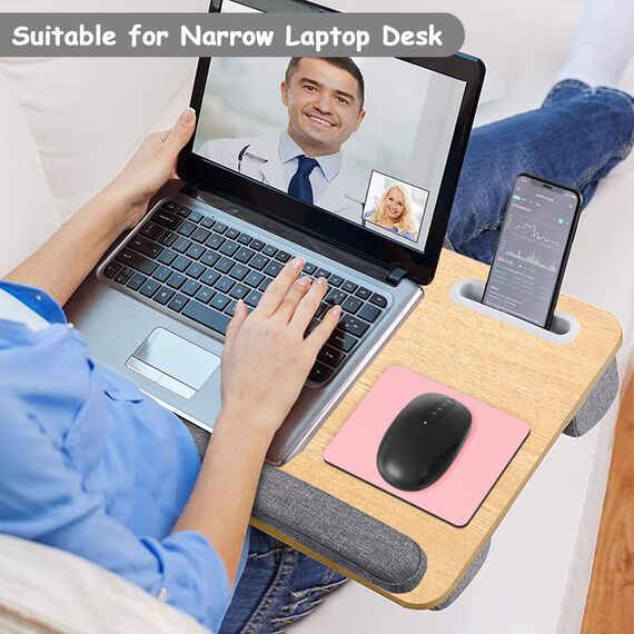Dapesuom kleines Mauspad, 15,2 x 12,7 cm, mit Rutschfester Gummiunterseite, wasserdichtes Mini-Mauspad für Damen, Herren, kabellose Maus Laptops, Zuhause, Büro, Reisen, Rosa