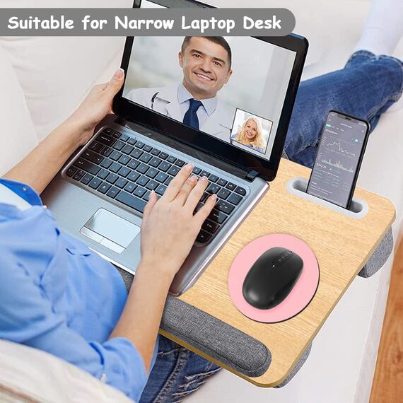 Dapesuom kleines Mauspad, 15.2 x 15.2 cm, mit Rutschfester Gummiunterseite, wasserdichtes Mini-Mauspad für Damen, Herren, kabellose Maus Laptops, Zuhause, Büro, Reisen, Rosa