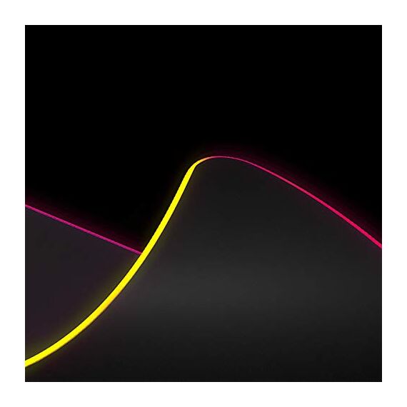 SteelSeries QcK 3XL Prism RGB - Gaming-Oberfläche - Optimiert für Kapillarproben - 2 Zonen RGB-Beleuchtung – Schwarz - (1220mm x 590mm x 3mm)