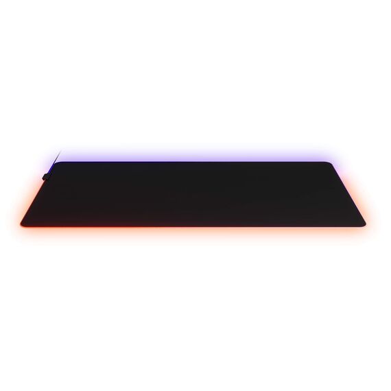 SteelSeries QcK 3XL Prism RGB - Gaming-Oberfläche - Optimiert für Kapillarproben - 2 Zonen RGB-Beleuchtung – Schwarz - (1220mm x 590mm x 3mm)