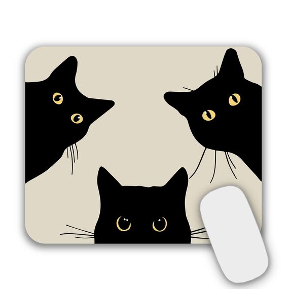 AOKSUNOVA Mauspad Klein mit Design Kleines Mousepad mit Motiv 24 x 20 cm Elefant Tiere