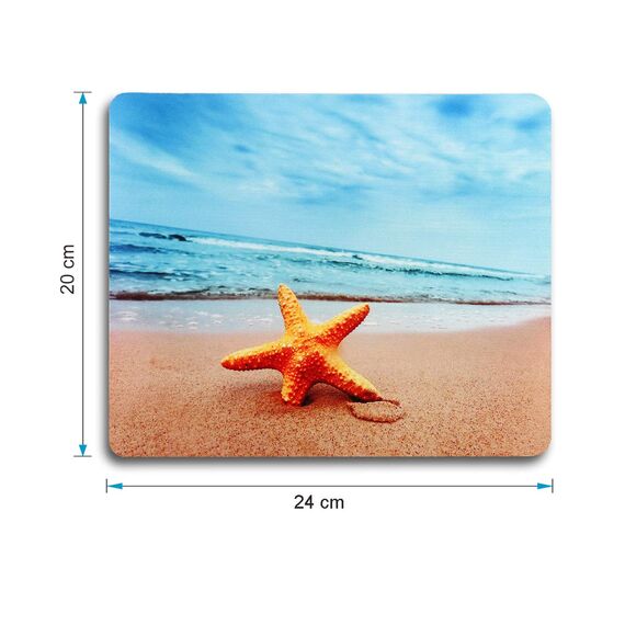 AOKSUNOVA Mauspad Klein Office Mauspad Mouse Pad Design rutschfest 24 x 20 cm