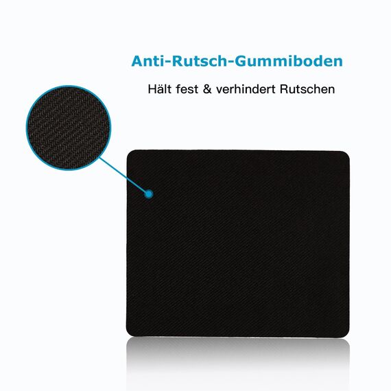 AOKSUNOVA Mauspad Klein mit Design Mauspad mit Motiv Office Mousepad 24 x 20 cm Bunt