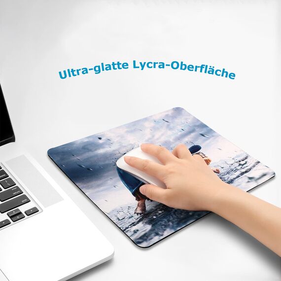 AOKSUNOVA Mauspad klein mit Motiv Kawaii Gaming und Office Mousepad für Laptop, Computer & PC, rutschfest, Waschbar,24 x 20 x 0,3 cm Mouse Pad