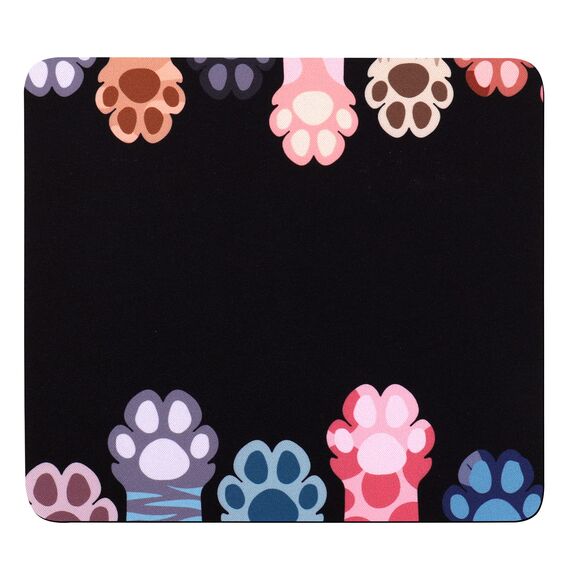 AOKSUNOVA Mini Mauspad mit Motiv 180 x 160 mm Kleines Mauspad Mousepad Bunt Katze