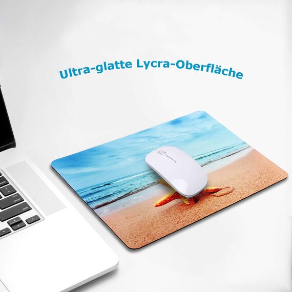 AOKSUNOVA Mauspad Klein Office Mauspad Mouse Pad Design rutschfest 24 x 20 cm