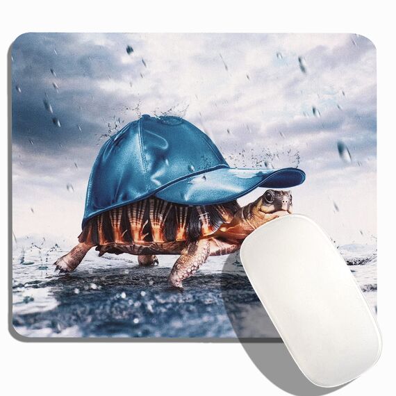 AOKSUNOVA Mauspad klein mit Motiv Kawaii Gaming und Office Mousepad für Laptop, Computer & PC, rutschfest, Waschbar,24 x 20 x 0,3 cm Mouse Pad