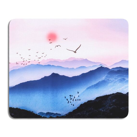 AOKSUNOVA Mauspad Standard Mousepad Klein Motiv 240 x 200mm Waschbar Bunt