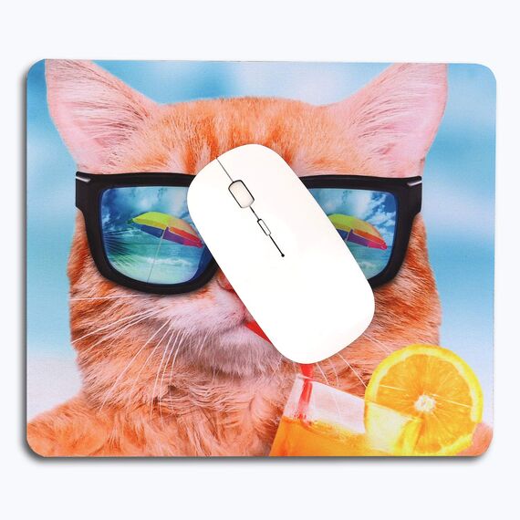 AOKSUNOVA Mauspad Office Mauspad Klein Niedliches Design 24 x 20 x 0,3 cm Mousepad mit Motiv (MF-053)