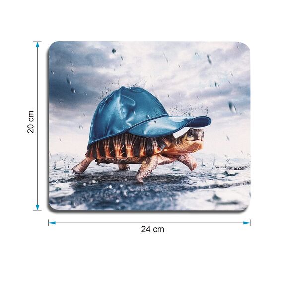 AOKSUNOVA Mauspad klein mit Motiv Kawaii Gaming und Office Mousepad für Laptop, Computer & PC, rutschfest, Waschbar,24 x 20 x 0,3 cm Mouse Pad