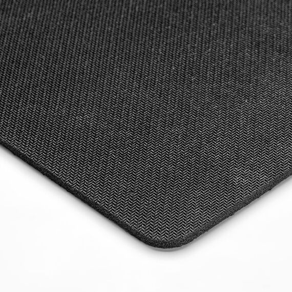 AOKSUNOVA Mauspad Mini 180 x 160 mm Mauspad Klein mit Motiv Mousepad Design Schwarz