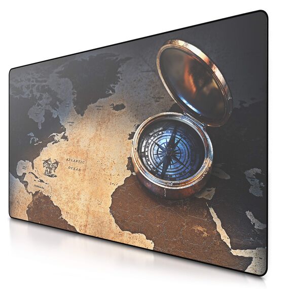 CSL - Übergröße Mauspad Gaming 1200x600mm - XXXL Mousepad groß mit Motiv - Tischunterlage Large Size - verbessert Präzision und Geschwindigkeit - XXL z.B. für Logitech Maus und Tastatur