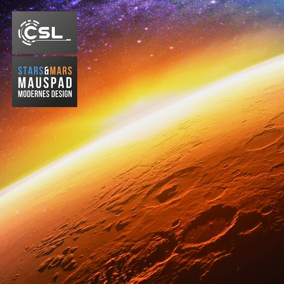 CSL - Übergröße Mauspad Gaming 1200x600mm - XXXL Mousepad groß mit Motiv - Tischunterlage Large Size - verbessert Präzision und Geschwindigkeit - XXL z.B. für Logitech Maus und Tastatur