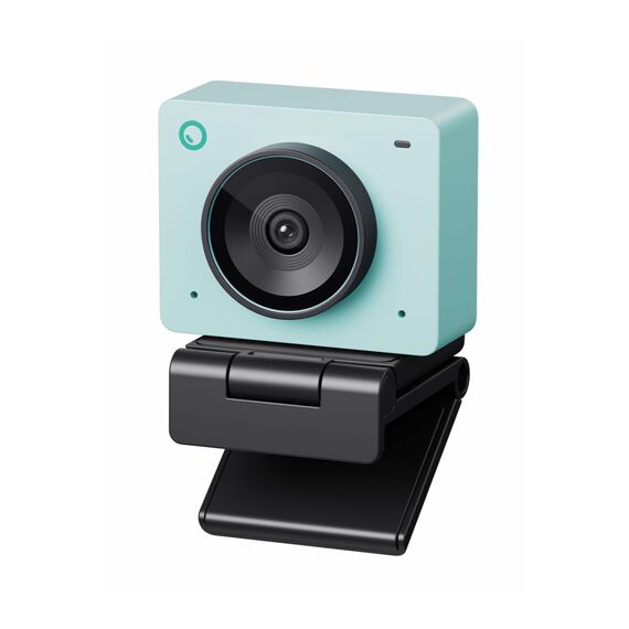 OBSBOT Meet 2-4K Webcam für PC mit 1/2" Sensor, KI Framing& Autofokus, Beauty-Modus, Gestensteuerung, 60 FPS, Zwillingsmi, Leicht USB Kamera für Streaming, Meetings, Gaming, Video Calls. (Auroragrün)