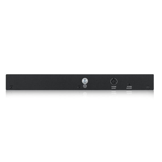 Zyxel 10-Port Gigabit Unmanged PoE+ Switch, 8 Ports mit PoE 130 Watt max. 2 SFP-Ports - Design ohne Lüfter fanless [GS1100-10HP]