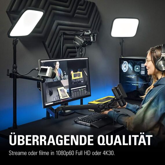 Elgato Cam Link Pro 4K Ultra HD, Schwarz, One size