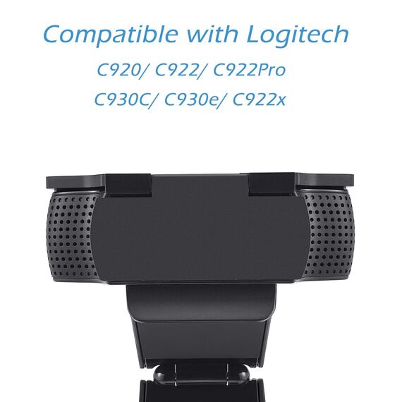 CloudValley Webcam Abdeckung für LogiTech C920 Pro/C920X/ C922 /C922X/ C930e, Die Kamera Shutter Webcam Cover Schützt, Objektiv und Datenschutz die Sicherheit für LogiTech Zubehör,180°flip