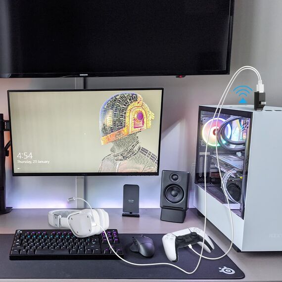 AXFEE 3 Port USB 3.0 Hub, Mini USB-Hub mit Mehreren USB-Anschlüssen 1 USB3.0+2 USB2.0, usbs-Splitter Erweiterung Adapter, Datenhub für Laptop MacBook Desktop-PC kompatibel mit Flash-Laufwerk Tastatur