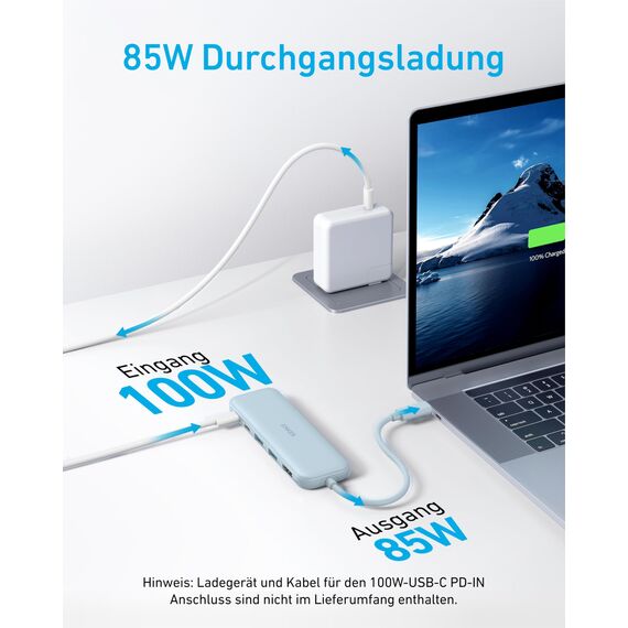Anker USB C Hub, 332 USB-C Hub (5-in-1) mit 4K HDMI Display, 5Gbps Datenanschluss und 2 USB-A Ports für MacBook Pro, Air, Dell XPS, Lenovo Thinkpad, HP Laptops Mehr