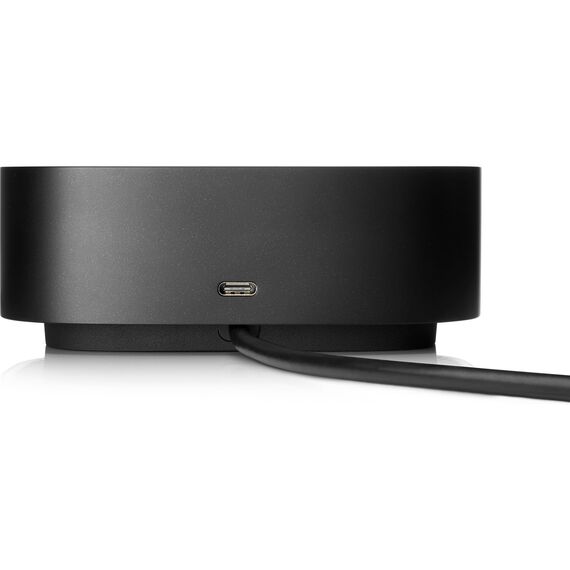 HP G5 Essential Dockingstation | USB-C | USB 3.0 | 2x 1.4 DisplayPorts | HDMI 2.0 | Audio | RJ-45 | Schwarz inklusive 120W Netzteil - 5YH26AV#ABB (Generalüberholt)