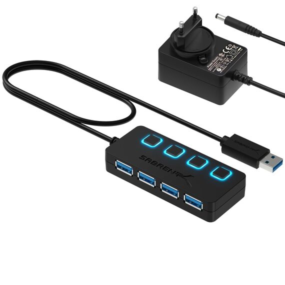 Sabrent 4-Port USB 3.0 Hub (HB-UMP3)
